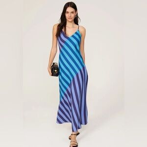Saunders Collective Boat Striped Slip Dress Maxi